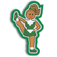 Cheerleader Kicking Girl